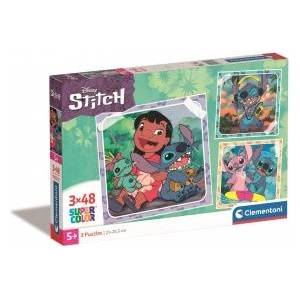Clementoni Disney Stitch puzzle 3x48pcs