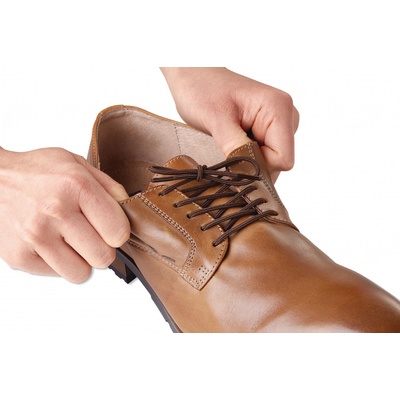 Elastické tkaničky do bot 60 cm hnědé Vitility 70110030 (2 páry)