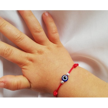 Image 1 of Бебешка гривна синьо око (БГС3)