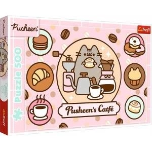 Trefl Puzzle - 500 - Pusheen in the cafe Trefl 37528