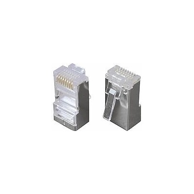 SOLARIX Konektor 8p8c CAT5E neskládaný,STP,licna (100ks) 11238804