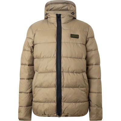 Barbour International Яке Barbour International Men's Bobber Quilted Fixed Hood Short Puffer Jacket - Timberwolf BR16