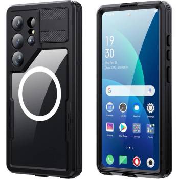 Samsung REDPEPPER IP68 водоустойчив магнитен калъф за Samsung Galaxy S26 Ultra - черен, син и оранжев