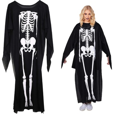 Verk Plášť s kostrou COCO Halloween 90 cm černobílá – Zboží Dáma Verk Plášť s kostrou COCO Halloween 90 cm černobílá – Zboží Dáma