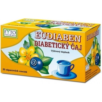 Fytopharma Eudiaben diabetický čaj porciovaný 20 ks