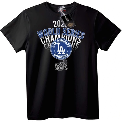 NOONEBRAND Тениска Шампиони на Световната Серия 2023 LA Dodgers - L, Black