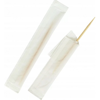 Wimex Špáradlo drevené O2 x 65 mm jednotlivo v celofáne