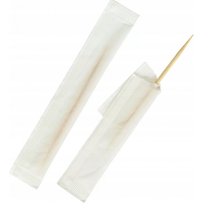 Wimex Špáradlo drevené O2 x 65 mm jednotlivo v celofáne