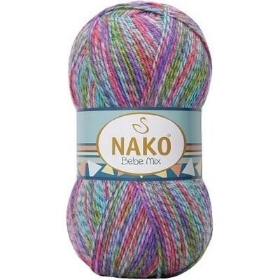 Nako Pletací příze Nako Bebe Mix 86838