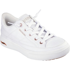 Skechers Дамски маратонки Skechers Arch Fit Arcade-Meet Ya There Canvas Trainers Womens - White