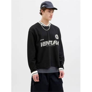 JACK & JONES Блуза Jack and Jones Men's Sports Crew Sweatshirt - Black