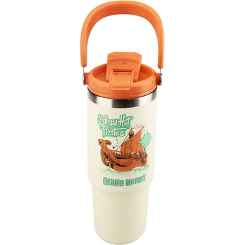 Paladone Чаша за път Paladone Animation: One Piece - Straw Hat Pirates, 900 ml (114528)
