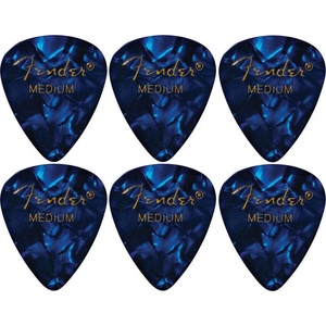 Fender 351 Shape M6 Blue Moto Перце за китара (198-2351-302-KUS-6PACK-SET)