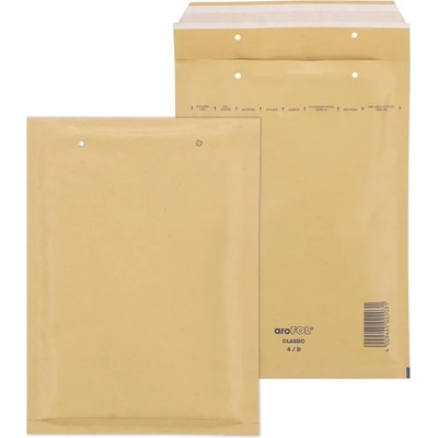 Полиетиленови подплатени пликове, самозалепващи се, кафеви aro fol w4/d 28 х 20 см. 2031