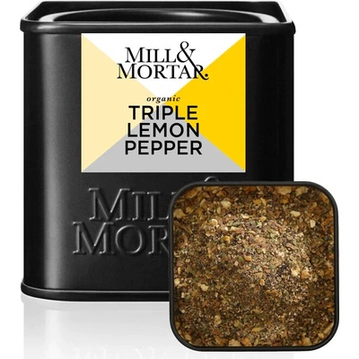 Mill & Mortar Grilovacie bio korenie Triple Lemon Pepper, 50g