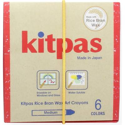 Kitpas voskové pastelky 6 ks