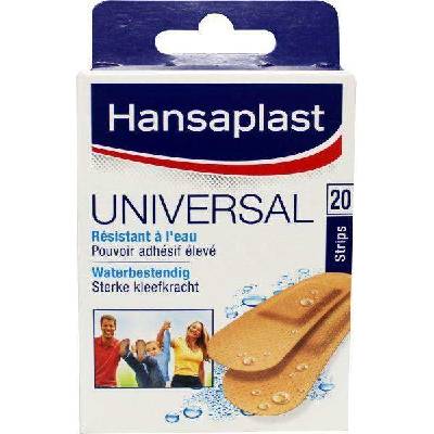 Hansaplast Vodotesné náplasti Univerzálne vodoodolná náplasť 20 ks