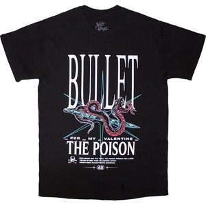 Bullet For My Valentine The Poison Snake Тениска с къс ръкав Black XL (BFMVTS45MB04)