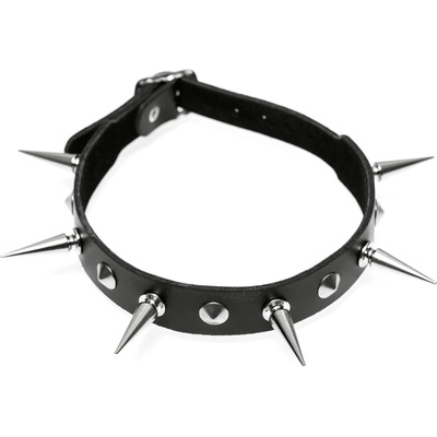 Black & metal Нашийник Spikes - BWZ-702