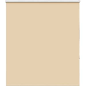 vidaXL Ролкова щора Blackout Бежова 140x130 cm Ширина на плата 136, 6cm (4010720)