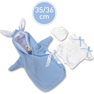 Llorens VRN635-63635 obleček pro panenku miminko NEW BORN 35-36 cm