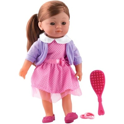 Dolls World Модна кукла Елизабет брюнетка с аксесоари 36 см