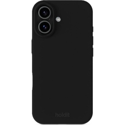 Holdit Калъф Holdit - Silicone, iPhone 17, черен (7330985167959)