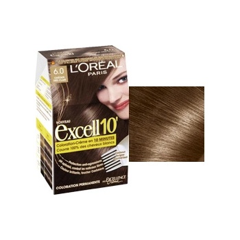 L'Oréal barva na vlasy Excell 10´ 6,0 velmi světlá hnědá