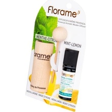 Florame Difuzér provensálský drevený + éterický olej Mäta-citrón 10 ml