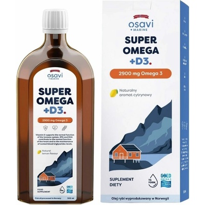 Osavi Super Omega 2900 mg Omega 3 Citrón 500 ml