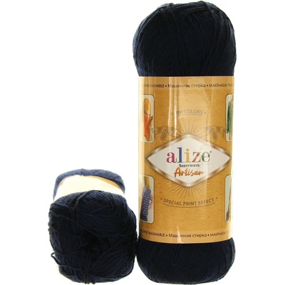 Alize Superwash Artisan 958 tmavě modrá