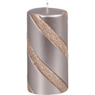 Ceramicus VELLA vánoční d7x14cm bílošedá