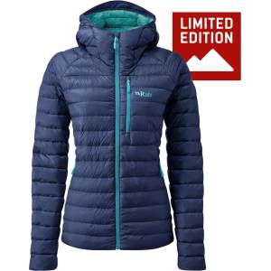 Rab Дамско пухено яке Rab Women's Microlight Alpine Jacket Exclusive Down jacket - Deep Ink - размер 38 (EU) (104-6762-0112)