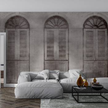 Decono Фототапет Ретро Прозорци