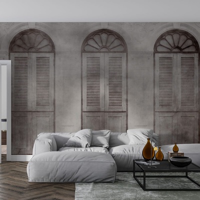 Decono Фототапет Ретро Прозорци