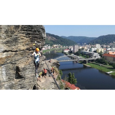 Kurz Via ferrata Děčín 2 osoby 2 hodiny