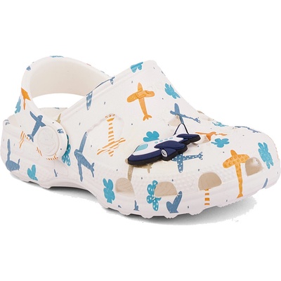 Coqui Little Frog White Airplane + Amulet