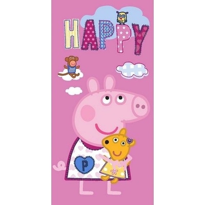 Carbotex Detská Prasiatko Pepina a Macko Teddy 70 x 140 cm