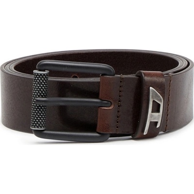 Diesel D LOGO B-DAVE II BELT DARK BROWN