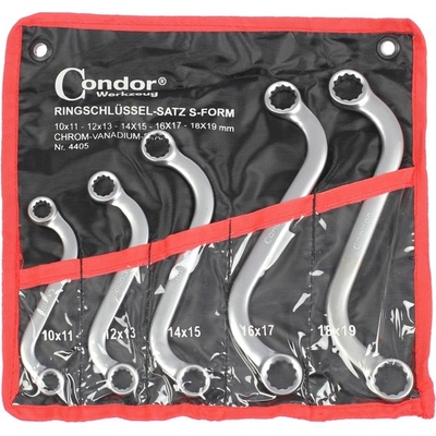 Condor klíče očkové "S" profil 10 - 19 mm sada 5 dílů 100-00587
