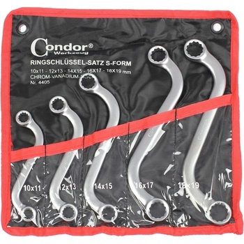 Condor klíče očkové "S" profil 10 - 19 mm sada 5 dílů 100-00587
