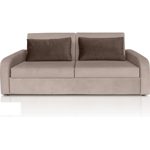 Bogdan Furniture I Разтегателно канапе - тройка Мебели Богдан Mod Viara, 210/103/88, бежов