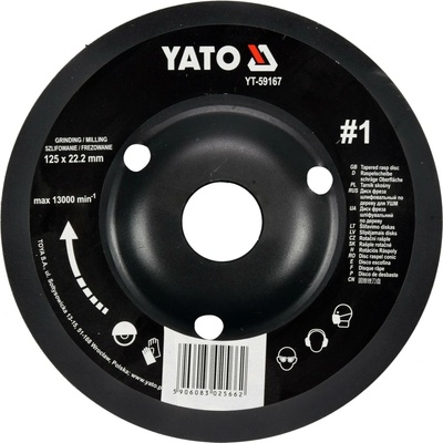 Rašple rotační 125mm #1 YATO
