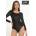 Gatta Bodywear Боди body perfect black brillant blackeh-74969-black - Черен, размер s