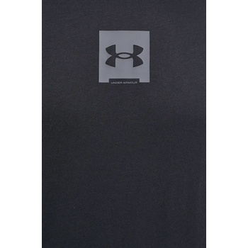 Under Armour Памучна тениска Under Armour HW OS BOX в черно с принт 1386803 (1386803)