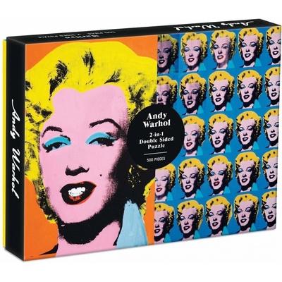 Galison Oboustranné Andy Warhol Marylin 500 dílků