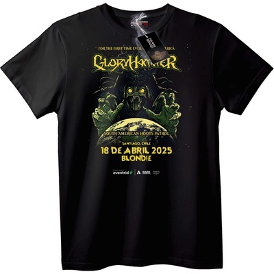 NOONEBRAND Тениска GloriHomer Южна Америка турне - S, Black