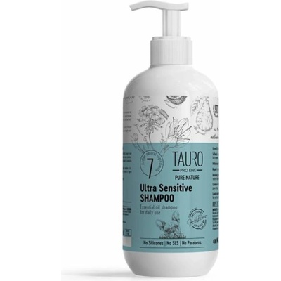 Tauro Pro Line ULTRA jemný šampon TPL PURE NATURE pro citlivou kůži 400 ml