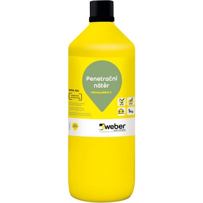 Podkladní nátěr pod minerální omítky weber podklad A 1l