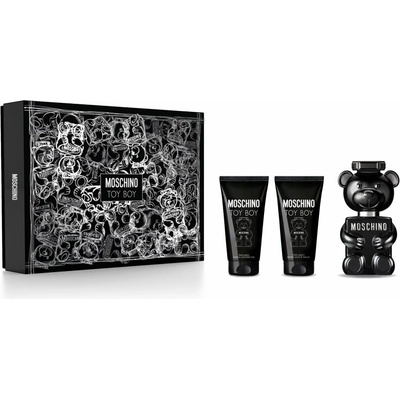 Moschino Toy Boy EDP 50 ml + Moschino Toy Boy parfumovaný sprchovací gél 50 ml + Moschino Toy Boy balzam po holení 50 ml